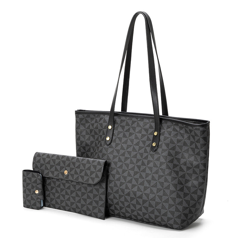 Women's Female Korean Style Fashion Three-piece Set Armpit Bags