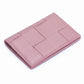 Women's Sheepskin Passport Fashion Woven Cover Credentials Ladies Wallets