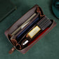 Men's Capacity Genuine Leather Clutch Crazy Horse Cigarette Mobile Men's Handbags