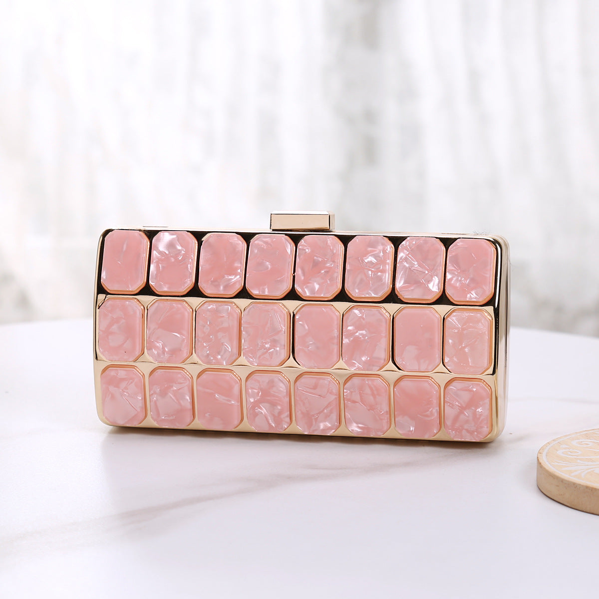 Comfortable Durable Stylish Acrylic High-grade Chain Evening Bags
