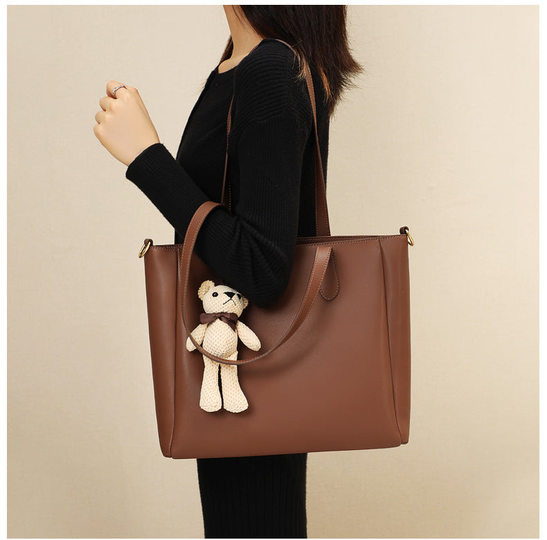 Large Capacity Genuine Leather Fashion High-grade Tote Bags