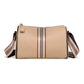 Women's Leather Fashion Litchi Pattern Contrast Color Shoulder Bags