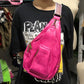 Women's Retro Color Jacquard Strap Fashion Waist Packs