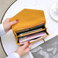 Women's Leather Long Simple First Layer Cowhide Multiple Ladies Wallets