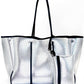 Leopard Print Printed Black Portable Beach Shoulder Bags