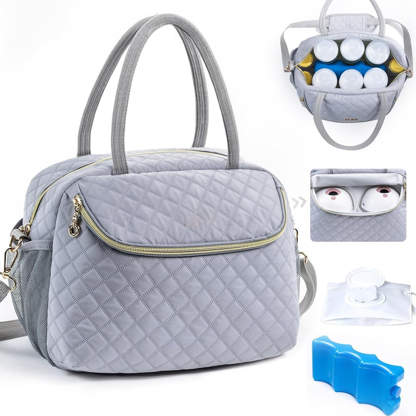 Diaper Quilted Maternal Storage For Moms Bags