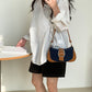 Retro High-grade Stitching Baguette Niche Summer Contrast Color Shoulder Bags