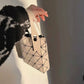 Women's Limited Edition Diamond Pattern Mini Portable Handbags