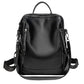 Women's Fashion Retro Large Capacity Soft Leather Textured Backpacks
