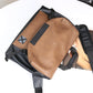 Men's Fashion Large Capacity Leather Simple Men's Messenger Bags