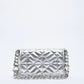 Check Thick Chain Quilted Rice Word Crossbody Bags