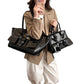Retro Motorcycle Commuter Large Size Underarm Shoulder Bags
