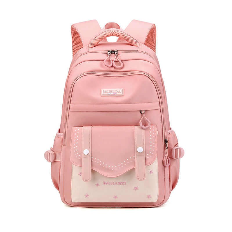 Children's Heart Primary Grade Good-looking Portable Burden Elementary School Students' Schoolbags