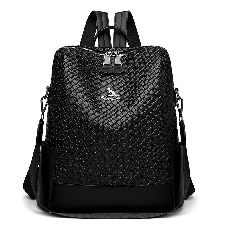 Popular Woven Pattern High-grade Hot Drilling Backpacks