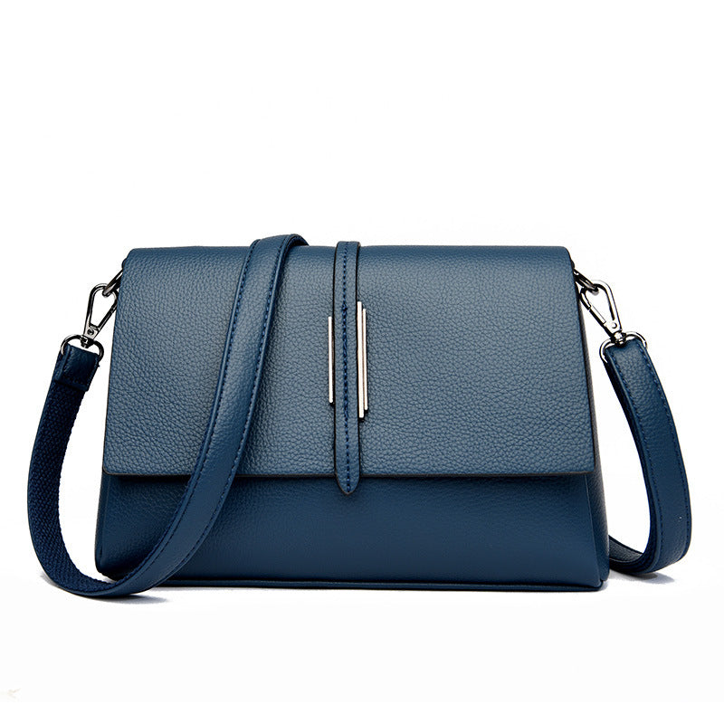 Women's & Men's Spring Korean Style Simple Soft Leather Shoulder Bags