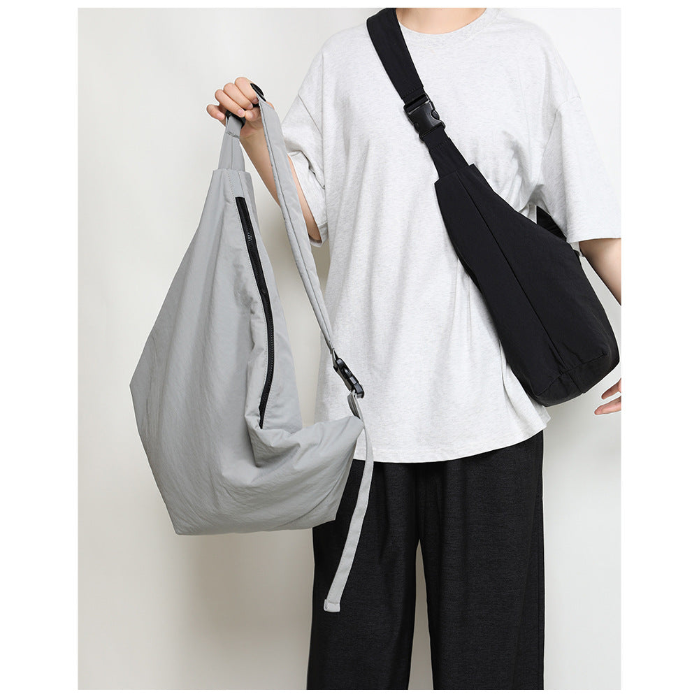 Women's & Men's Style Idle Large Capacity Nylon Dumpling Simple Crossbody Bags