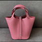 Women's Home Vegetable Basket Hand First Layer Cowhide Bags