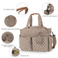 Portable Mommy Printing Geometric Matching Pacifier Bags