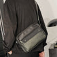 Men's Fashion Retro Simple Stitching Horizontal Trendy Men's Shoulder Bags