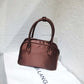 Niche Satin Pink Ballet Style Bowling Handbags