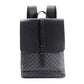 Men's Korean Style Plaid Large Capacity Flip Backpacks