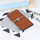 Layer Cowhide Long Fashion Fold Large Ladies Wallets