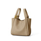 Niche Designer Genuine Leather Portable Vegetable Bags
