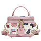 Source Cartoon Bear Box Minimalist Design Crossbody Bags