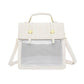 Two-dimensional Transparent Snack Volume Pain Female Three Backpacks