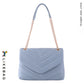 Women's Commuter Soft Metal Chain Embroidered Versatile Crossbody Bags