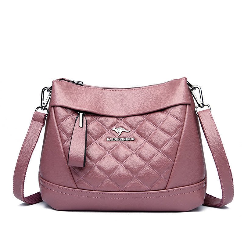 Women's Attractive Female Lady Embroidery Line Shoulder Bags