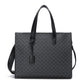 Women's & Men's & Korean Horizontal Business Leather Zipper Men's Handbags