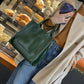 Women's Vintage Vegetable Tanned Cowhide Large Capacity Handbags