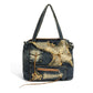 Retro Jean Large Capacity Commuter Distressed Crossbody Bags