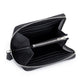 Women's Full Soft Leather Short Zipper License Ladies Wallets