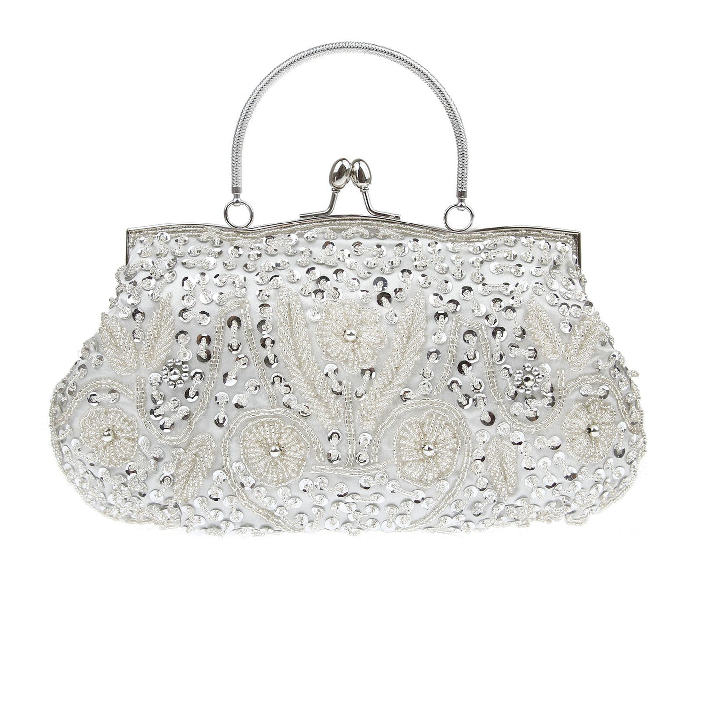 Women's Handmade Pearl Embroidery Dress Garment Dinner Evening Bags