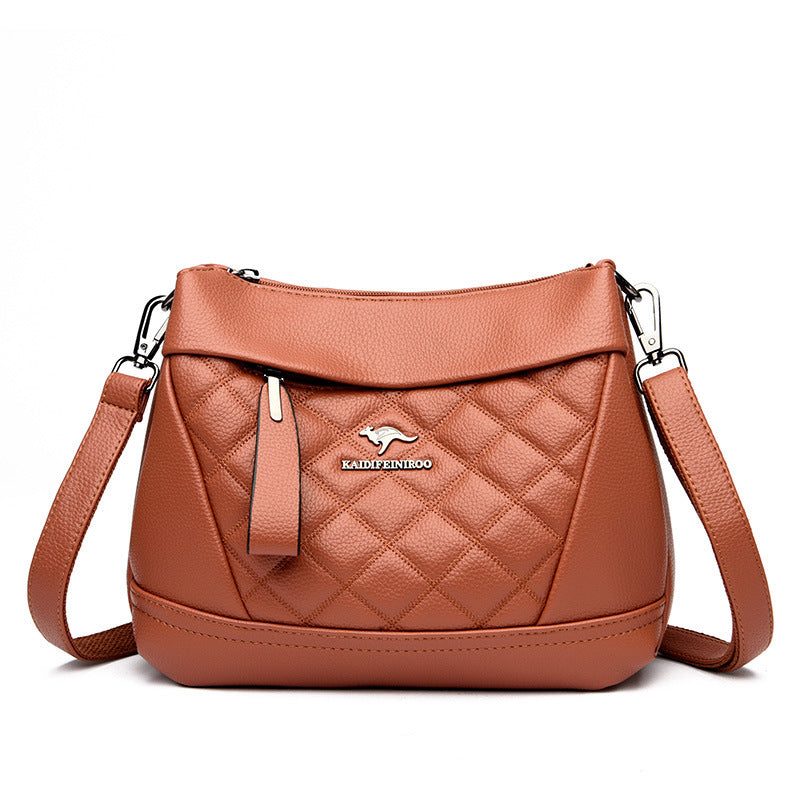 Women's Attractive Female Lady Embroidery Line Shoulder Bags