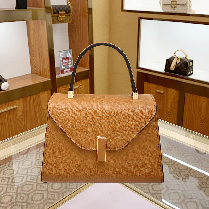 Women's Kelly Design Fashion Simple Latch Portable Bags