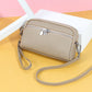 Cowhide Large Capacity Wrist Strap High Crossbody Bags