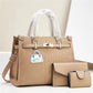 Women's Stone Pattern Mother Solid Color Trendy Small Square Bags