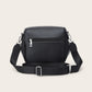 Women's Fashion Vintage Saddle Lychee Pattern Wide Crossbody Bags