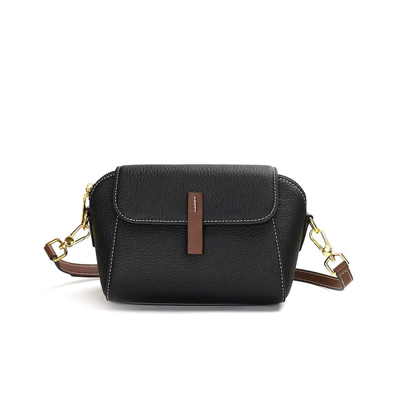 Women's Genuine Leather Shell Pouch Fashionable High-grade Crossbody Bags
