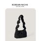 Women's Retro Temperament Fairy Pleated Underarm Spring Bags