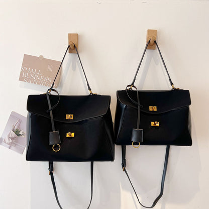 Texture Suede Large Capacity Commuter Fashion Shoulder Bags