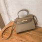 Women's Kelly Soft Leather Portable Fashionable High-grade Shoulder Bags