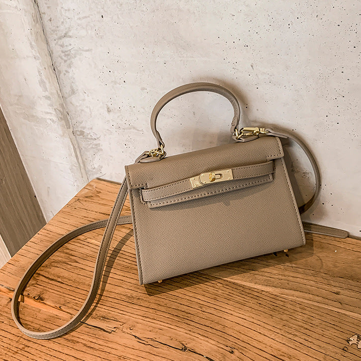 Women's Kelly Soft Leather Portable Fashionable High-grade Shoulder Bags