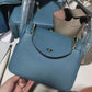 Women's Lindy Mini Doctor Cow Leather Portable Handbags