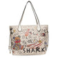 Women's Printed Bear Iti Spring Versatile Large Crossbody Bags