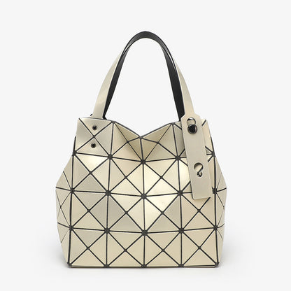 Women's Diamond Box Geometric Portable Trendy Triangle Shoulder Bags