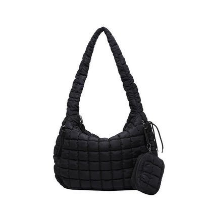 Women's Cloud Fashion Dumpling Large Capacity Down Shoulder Bags